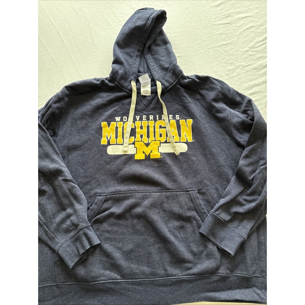 Proedge Michigan Wolverines Hoodie Womens XL Blue Football Fan Apparel